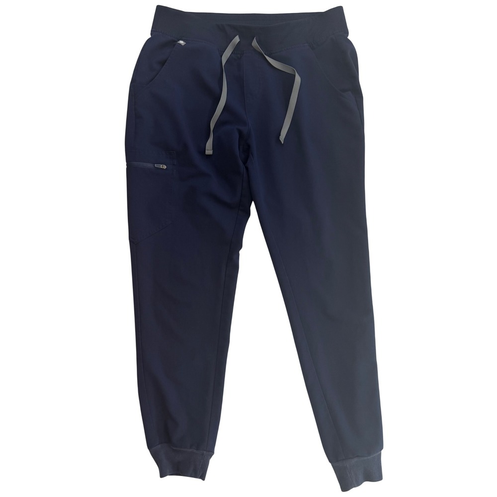 FIGS Zamora Jogger Scrub Pants Navy Blue Technical Collection W18SW200S Medium